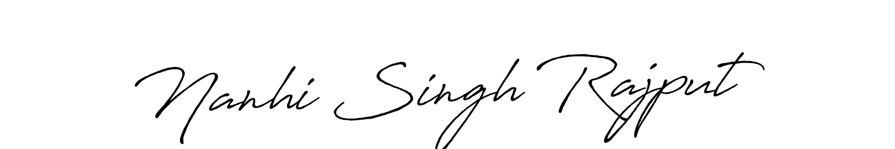 You should practise on your own different ways (Antro_Vectra_Bolder) to write your name (Nanhi Singh Rajput) in signature. don't let someone else do it for you. Nanhi Singh Rajput signature style 7 images and pictures png