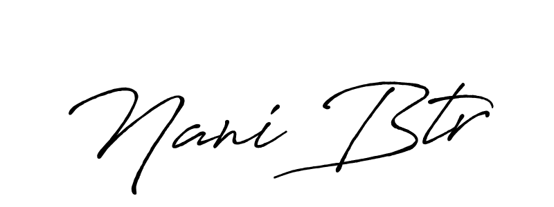 This is the best signature style for the Nani Btr name. Also you like these signature font (Antro_Vectra_Bolder). Mix name signature. Nani Btr signature style 7 images and pictures png