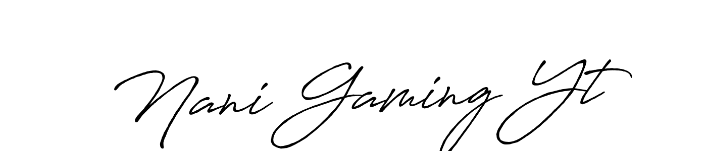 See photos of Nani Gaming Yt official signature by Spectra . Check more albums & portfolios. Read reviews & check more about Antro_Vectra_Bolder font. Nani Gaming Yt signature style 7 images and pictures png