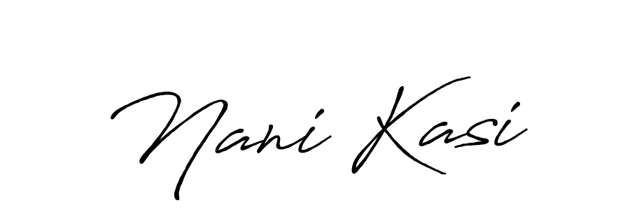 Design your own signature with our free online signature maker. With this signature software, you can create a handwritten (Antro_Vectra_Bolder) signature for name Nani Kasi. Nani Kasi signature style 7 images and pictures png