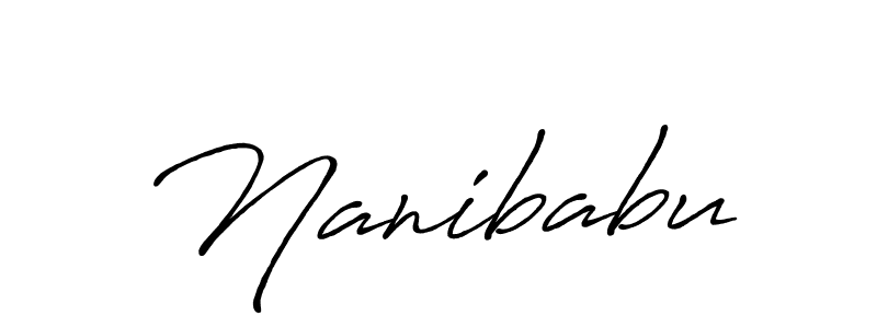 Similarly Antro_Vectra_Bolder is the best handwritten signature design. Signature creator online .You can use it as an online autograph creator for name Nanibabu. Nanibabu signature style 7 images and pictures png