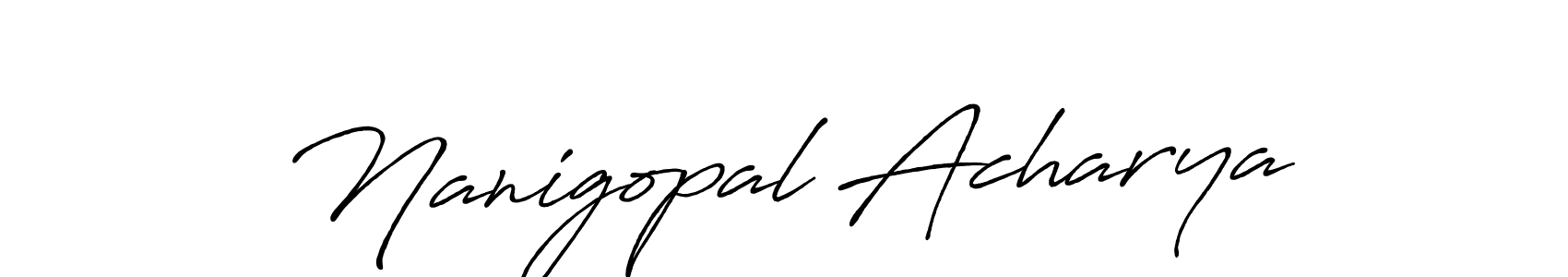 Here are the top 10 professional signature styles for the name Nanigopal Acharya. These are the best autograph styles you can use for your name. Nanigopal Acharya signature style 7 images and pictures png
