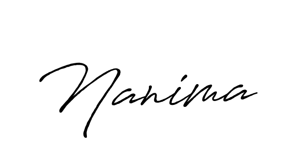 Here are the top 10 professional signature styles for the name Nanima. These are the best autograph styles you can use for your name. Nanima signature style 7 images and pictures png