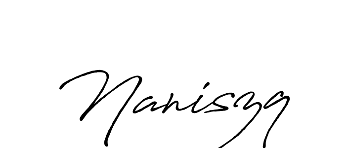 This is the best signature style for the Naniszq name. Also you like these signature font (Antro_Vectra_Bolder). Mix name signature. Naniszq signature style 7 images and pictures png