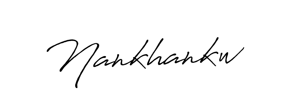 See photos of Nankhankw official signature by Spectra . Check more albums & portfolios. Read reviews & check more about Antro_Vectra_Bolder font. Nankhankw signature style 7 images and pictures png