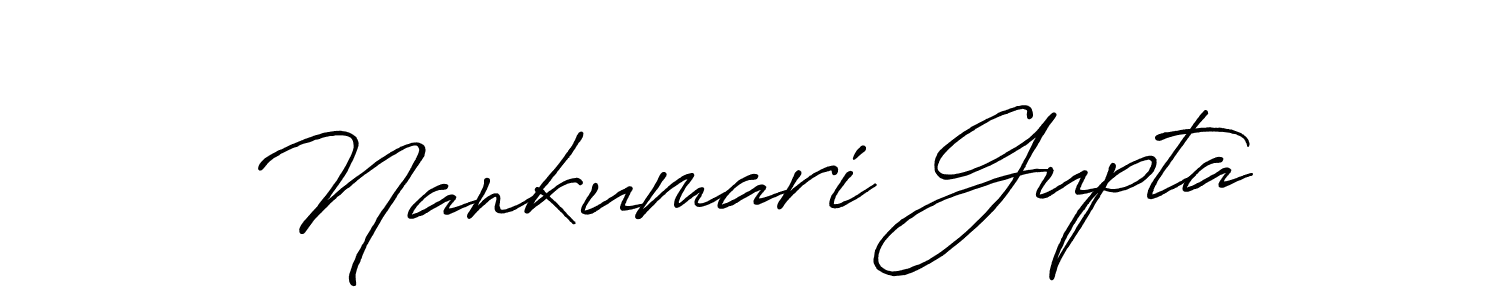 Similarly Antro_Vectra_Bolder is the best handwritten signature design. Signature creator online .You can use it as an online autograph creator for name Nankumari Gupta. Nankumari Gupta signature style 7 images and pictures png