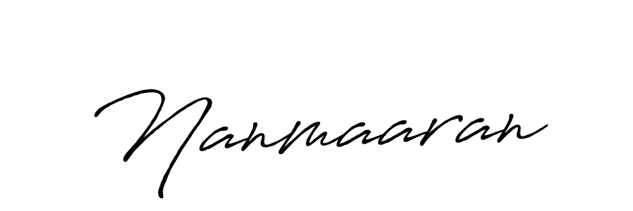 Make a beautiful signature design for name Nanmaaran. With this signature (Antro_Vectra_Bolder) style, you can create a handwritten signature for free. Nanmaaran signature style 7 images and pictures png