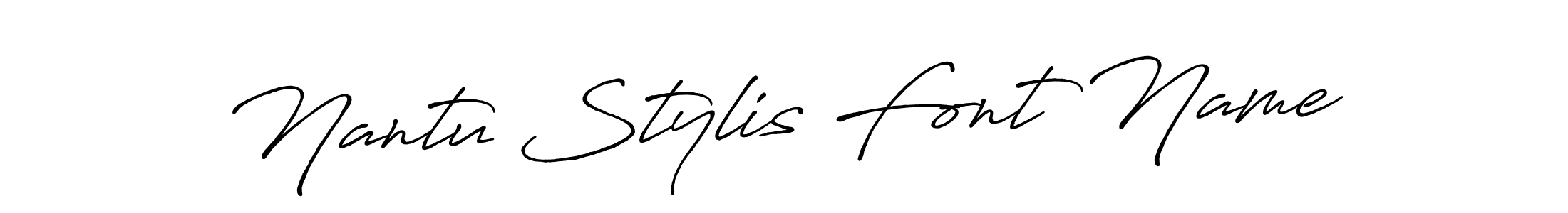 The best way (Antro_Vectra_Bolder) to make a short signature is to pick only two or three words in your name. The name Nantu Stylis Font Name include a total of six letters. For converting this name. Nantu Stylis Font Name signature style 7 images and pictures png