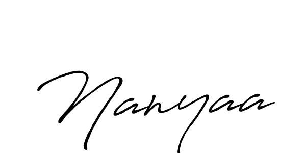 Make a beautiful signature design for name Nanyaa. Use this online signature maker to create a handwritten signature for free. Nanyaa signature style 7 images and pictures png