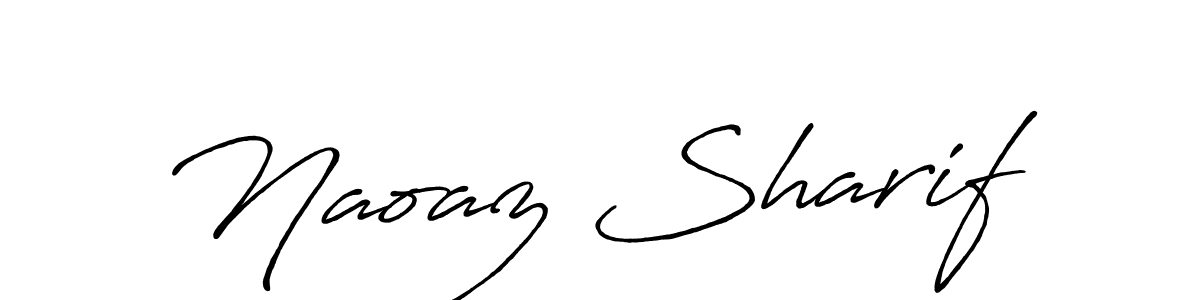 How to Draw Naoaz Sharif signature style? Antro_Vectra_Bolder is a latest design signature styles for name Naoaz Sharif. Naoaz Sharif signature style 7 images and pictures png