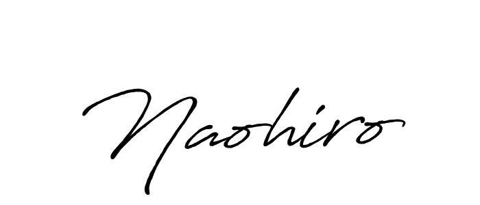 How to make Naohiro name signature. Use Antro_Vectra_Bolder style for creating short signs online. This is the latest handwritten sign. Naohiro signature style 7 images and pictures png