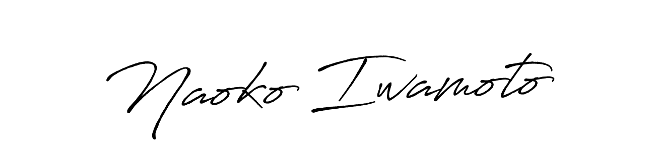 The best way (Antro_Vectra_Bolder) to make a short signature is to pick only two or three words in your name. The name Naoko Iwamoto include a total of six letters. For converting this name. Naoko Iwamoto signature style 7 images and pictures png
