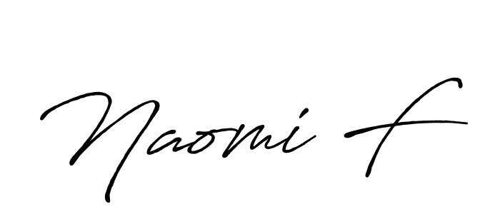 It looks lik you need a new signature style for name Naomi F. Design unique handwritten (Antro_Vectra_Bolder) signature with our free signature maker in just a few clicks. Naomi F signature style 7 images and pictures png