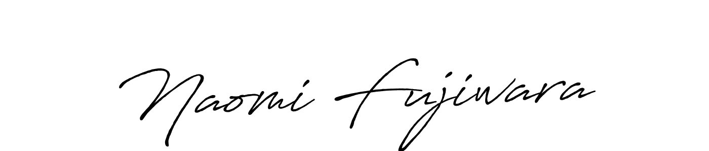 Naomi Fujiwara stylish signature style. Best Handwritten Sign (Antro_Vectra_Bolder) for my name. Handwritten Signature Collection Ideas for my name Naomi Fujiwara. Naomi Fujiwara signature style 7 images and pictures png