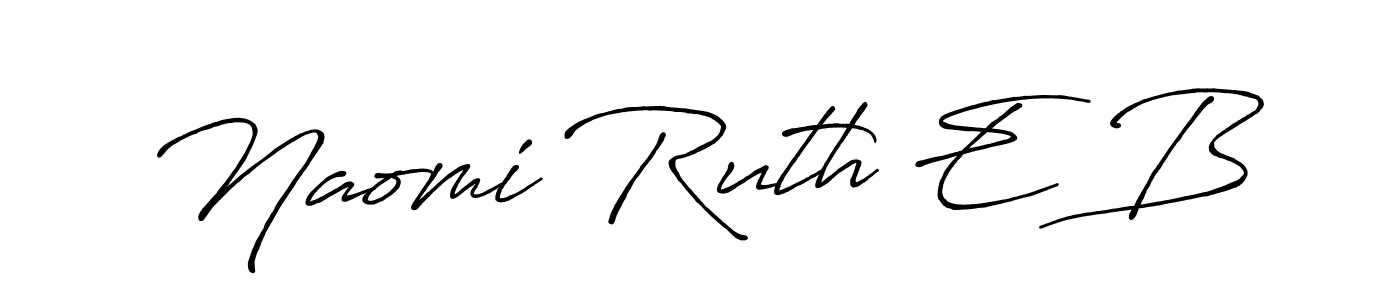 Make a short Naomi Ruth E B signature style. Manage your documents anywhere anytime using Antro_Vectra_Bolder. Create and add eSignatures, submit forms, share and send files easily. Naomi Ruth E B signature style 7 images and pictures png