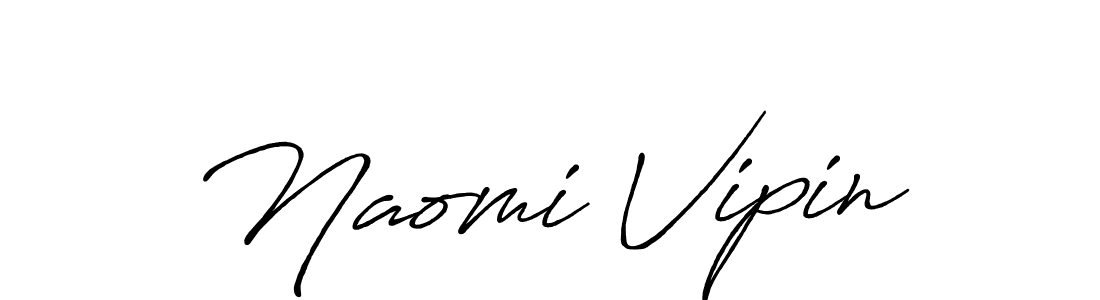 Once you've used our free online signature maker to create your best signature Antro_Vectra_Bolder style, it's time to enjoy all of the benefits that Naomi Vipin name signing documents. Naomi Vipin signature style 7 images and pictures png