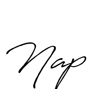 Also we have Nap name is the best signature style. Create professional handwritten signature collection using Antro_Vectra_Bolder autograph style. Nap signature style 7 images and pictures png