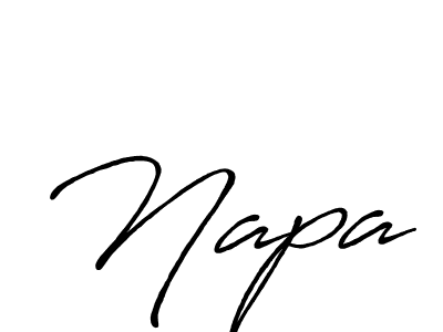 You should practise on your own different ways (Antro_Vectra_Bolder) to write your name (Napa) in signature. don't let someone else do it for you. Napa signature style 7 images and pictures png