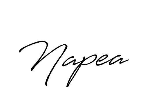 Make a beautiful signature design for name Napea. With this signature (Antro_Vectra_Bolder) style, you can create a handwritten signature for free. Napea signature style 7 images and pictures png