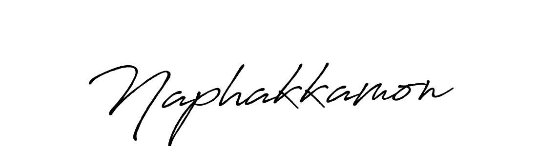 Design your own signature with our free online signature maker. With this signature software, you can create a handwritten (Antro_Vectra_Bolder) signature for name Naphakkamon. Naphakkamon signature style 7 images and pictures png
