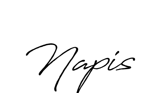 Also we have Napis name is the best signature style. Create professional handwritten signature collection using Antro_Vectra_Bolder autograph style. Napis signature style 7 images and pictures png