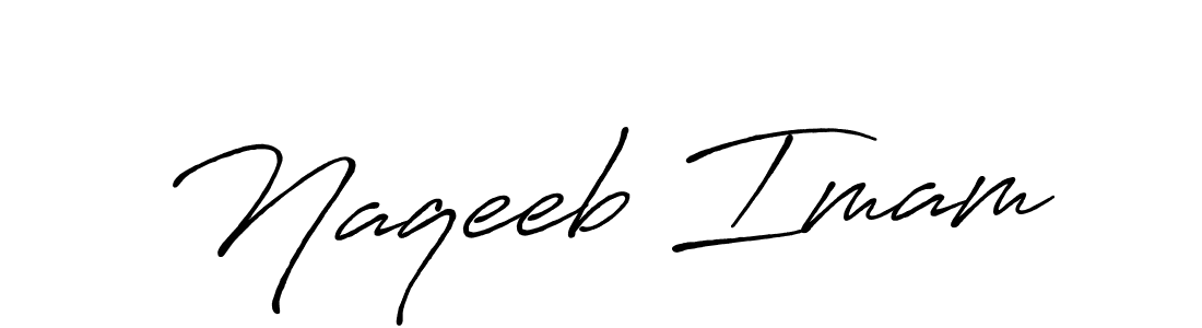 How to make Naqeeb Imam name signature. Use Antro_Vectra_Bolder style for creating short signs online. This is the latest handwritten sign. Naqeeb Imam signature style 7 images and pictures png