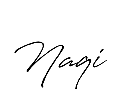 It looks lik you need a new signature style for name Naqi. Design unique handwritten (Antro_Vectra_Bolder) signature with our free signature maker in just a few clicks. Naqi signature style 7 images and pictures png