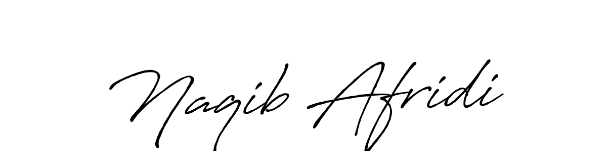 Create a beautiful signature design for name Naqib Afridi. With this signature (Antro_Vectra_Bolder) fonts, you can make a handwritten signature for free. Naqib Afridi signature style 7 images and pictures png