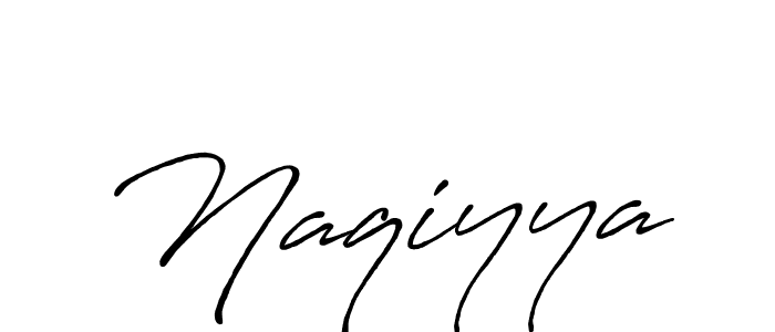 Design your own signature with our free online signature maker. With this signature software, you can create a handwritten (Antro_Vectra_Bolder) signature for name Naqiyya. Naqiyya signature style 7 images and pictures png