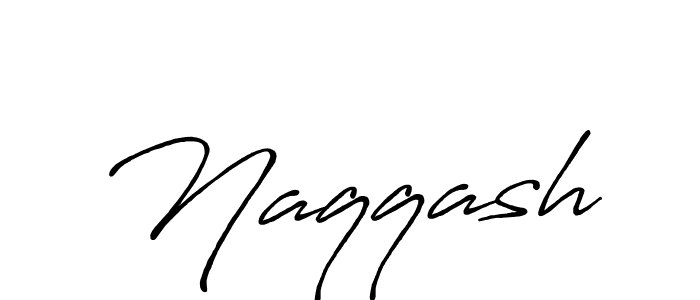 How to make Naqqash signature? Antro_Vectra_Bolder is a professional autograph style. Create handwritten signature for Naqqash name. Naqqash signature style 7 images and pictures png