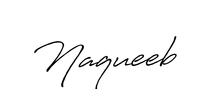 The best way (Antro_Vectra_Bolder) to make a short signature is to pick only two or three words in your name. The name Naqueeb include a total of six letters. For converting this name. Naqueeb signature style 7 images and pictures png