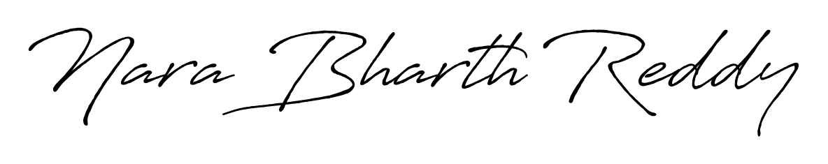 It looks like you need a new signature style for name Nara Bharth Reddy. Design unique handwritten (Antro_Vectra_Bolder) signature with our free signature maker in just a few clicks. Nara Bharth Reddy signature style 7 images and pictures png
