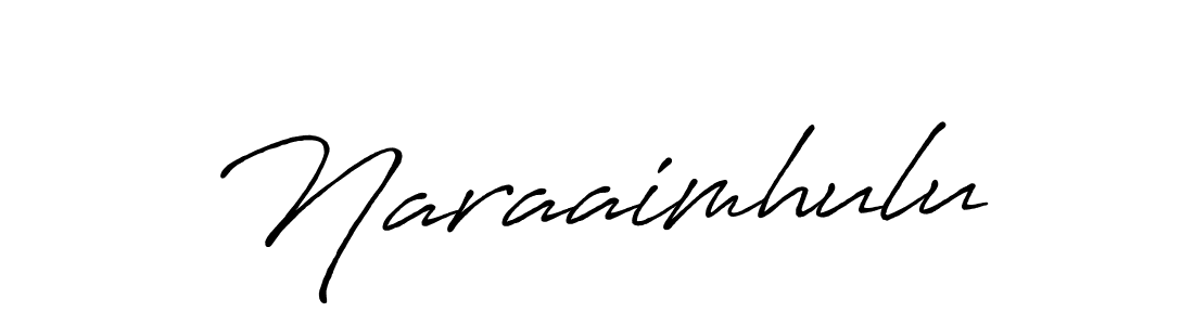 You should practise on your own different ways (Antro_Vectra_Bolder) to write your name (Naraaimhulu) in signature. don't let someone else do it for you. Naraaimhulu signature style 7 images and pictures png