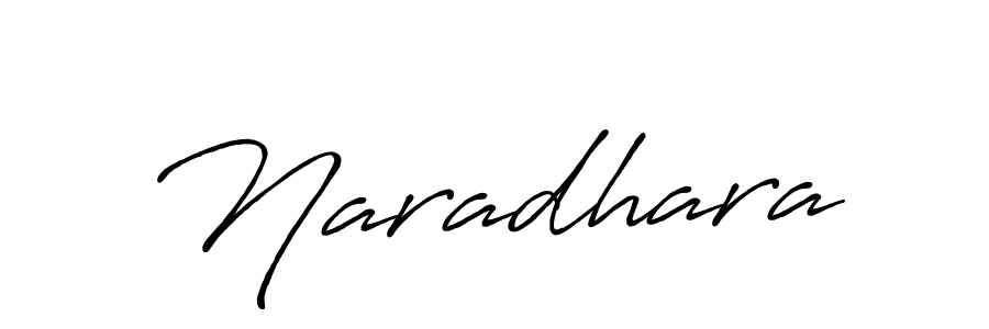 Use a signature maker to create a handwritten signature online. With this signature software, you can design (Antro_Vectra_Bolder) your own signature for name Naradhara. Naradhara signature style 7 images and pictures png