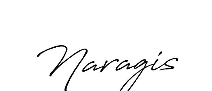 Make a beautiful signature design for name Naragis. With this signature (Antro_Vectra_Bolder) style, you can create a handwritten signature for free. Naragis signature style 7 images and pictures png