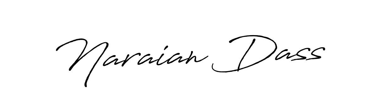 Design your own signature with our free online signature maker. With this signature software, you can create a handwritten (Antro_Vectra_Bolder) signature for name Naraian Dass. Naraian Dass signature style 7 images and pictures png