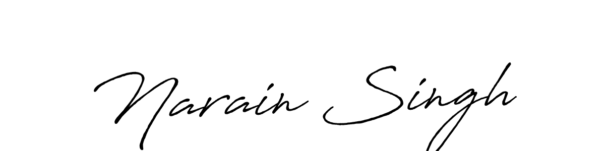 Make a beautiful signature design for name Narain Singh. Use this online signature maker to create a handwritten signature for free. Narain Singh signature style 7 images and pictures png