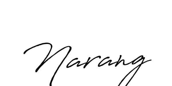 How to make Narang name signature. Use Antro_Vectra_Bolder style for creating short signs online. This is the latest handwritten sign. Narang signature style 7 images and pictures png
