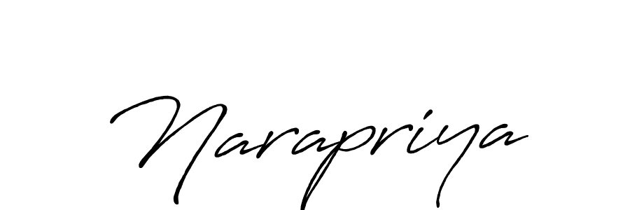 Also You can easily find your signature by using the search form. We will create Narapriya name handwritten signature images for you free of cost using Antro_Vectra_Bolder sign style. Narapriya signature style 7 images and pictures png
