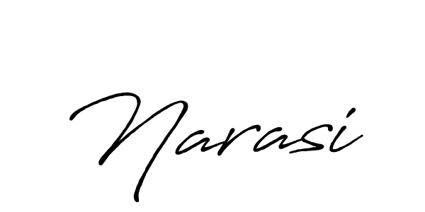 Narasi stylish signature style. Best Handwritten Sign (Antro_Vectra_Bolder) for my name. Handwritten Signature Collection Ideas for my name Narasi. Narasi signature style 7 images and pictures png