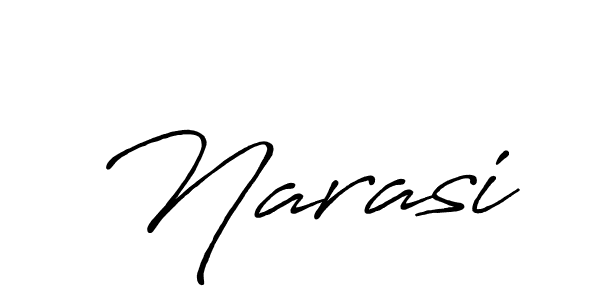 Narasi stylish signature style. Best Handwritten Sign (Antro_Vectra_Bolder) for my name. Handwritten Signature Collection Ideas for my name Narasi. Narasi signature style 7 images and pictures png