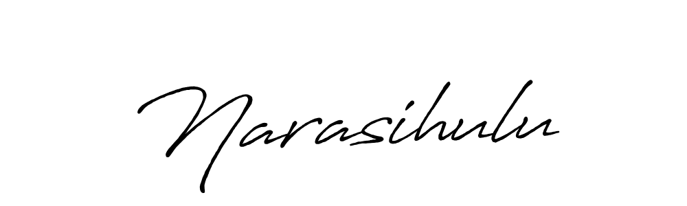 How to make Narasihulu signature? Antro_Vectra_Bolder is a professional autograph style. Create handwritten signature for Narasihulu name. Narasihulu signature style 7 images and pictures png
