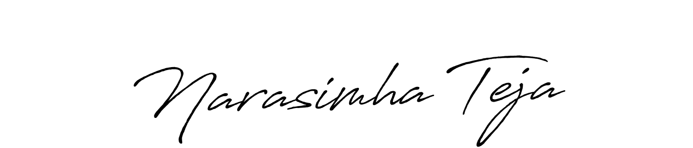 Once you've used our free online signature maker to create your best signature Antro_Vectra_Bolder style, it's time to enjoy all of the benefits that Narasimha Teja name signing documents. Narasimha Teja signature style 7 images and pictures png