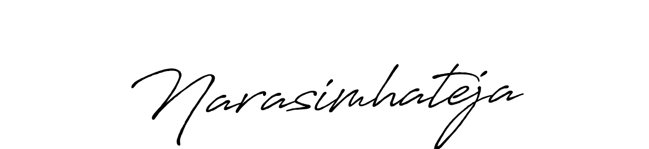 It looks lik you need a new signature style for name Narasimhateja. Design unique handwritten (Antro_Vectra_Bolder) signature with our free signature maker in just a few clicks. Narasimhateja signature style 7 images and pictures png