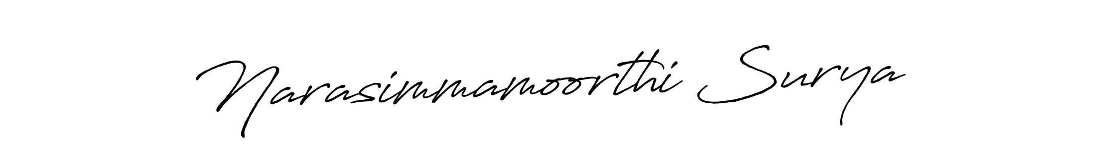 if you are searching for the best signature style for your name Narasimmamoorthi Surya. so please give up your signature search. here we have designed multiple signature styles  using Antro_Vectra_Bolder. Narasimmamoorthi Surya signature style 7 images and pictures png