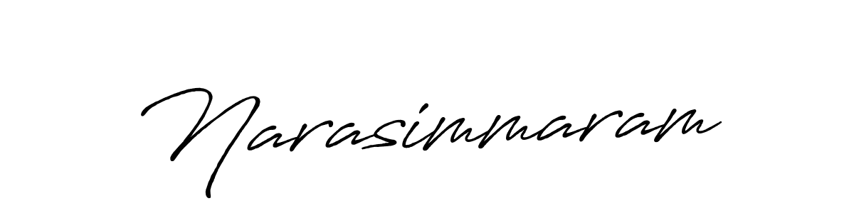 How to make Narasimmaram signature? Antro_Vectra_Bolder is a professional autograph style. Create handwritten signature for Narasimmaram name. Narasimmaram signature style 7 images and pictures png