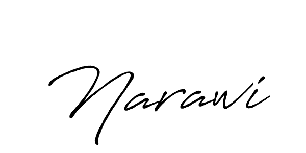 Here are the top 10 professional signature styles for the name Narawi. These are the best autograph styles you can use for your name. Narawi signature style 7 images and pictures png