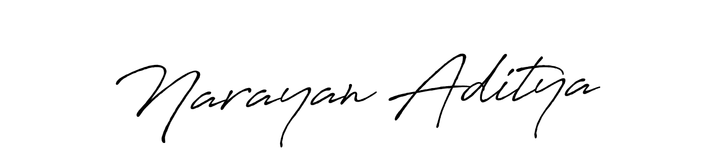 Also we have Narayan Aditya name is the best signature style. Create professional handwritten signature collection using Antro_Vectra_Bolder autograph style. Narayan Aditya signature style 7 images and pictures png