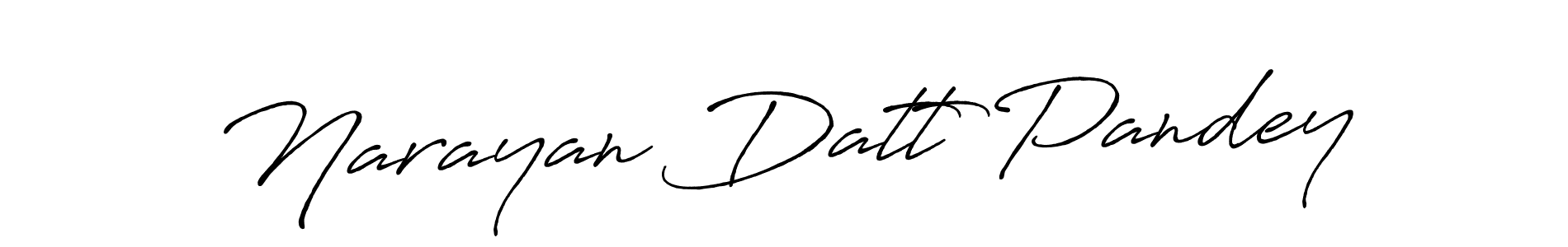 Make a short Narayan Datt Pandey signature style. Manage your documents anywhere anytime using Antro_Vectra_Bolder. Create and add eSignatures, submit forms, share and send files easily. Narayan Datt Pandey signature style 7 images and pictures png