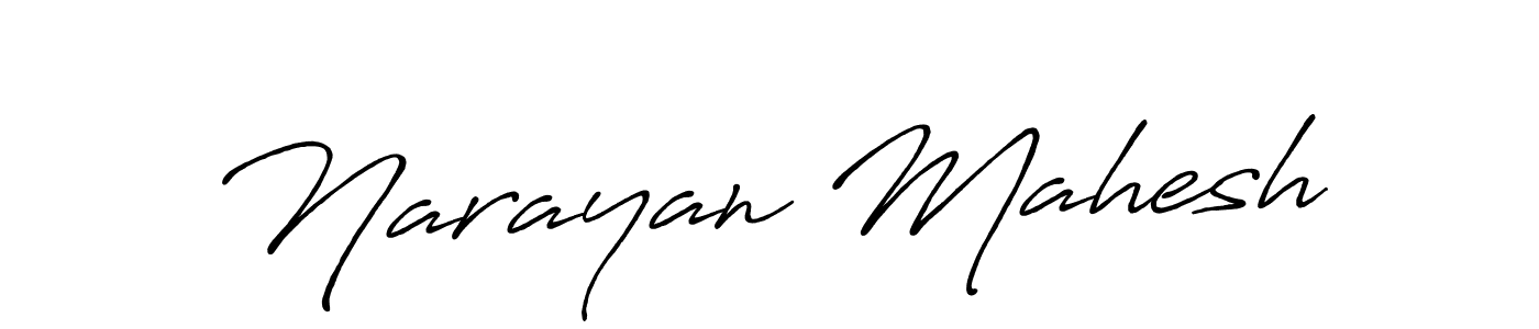 Similarly Antro_Vectra_Bolder is the best handwritten signature design. Signature creator online .You can use it as an online autograph creator for name Narayan Mahesh. Narayan Mahesh signature style 7 images and pictures png